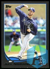 2013 Topps Black 12/62 Jeff Niemann #542